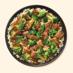 Sesame Beef Broccoli with Brown Rice